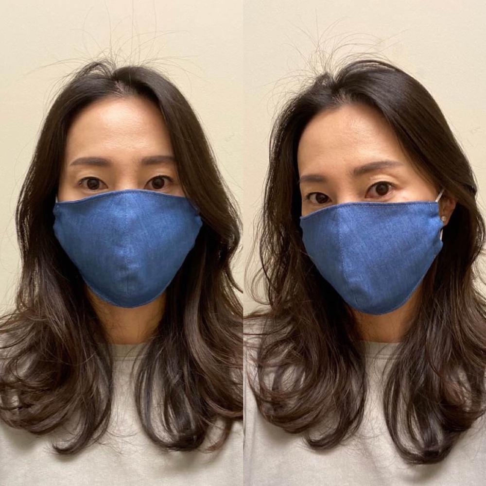 Reusable Unisex Denim Protective Mask